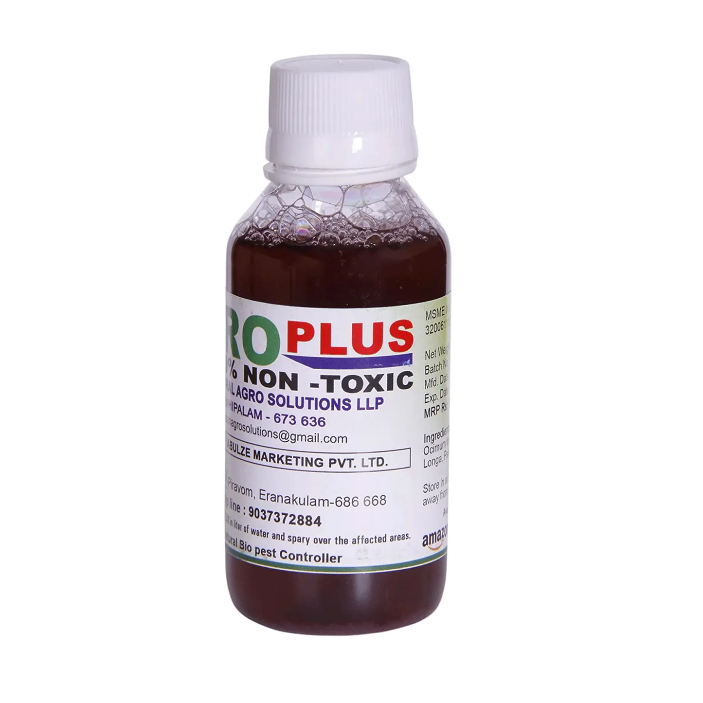 Agro Plus Organic, Chemical-Free Plant Care Solution 100ml Natural Agro Solutions LLP