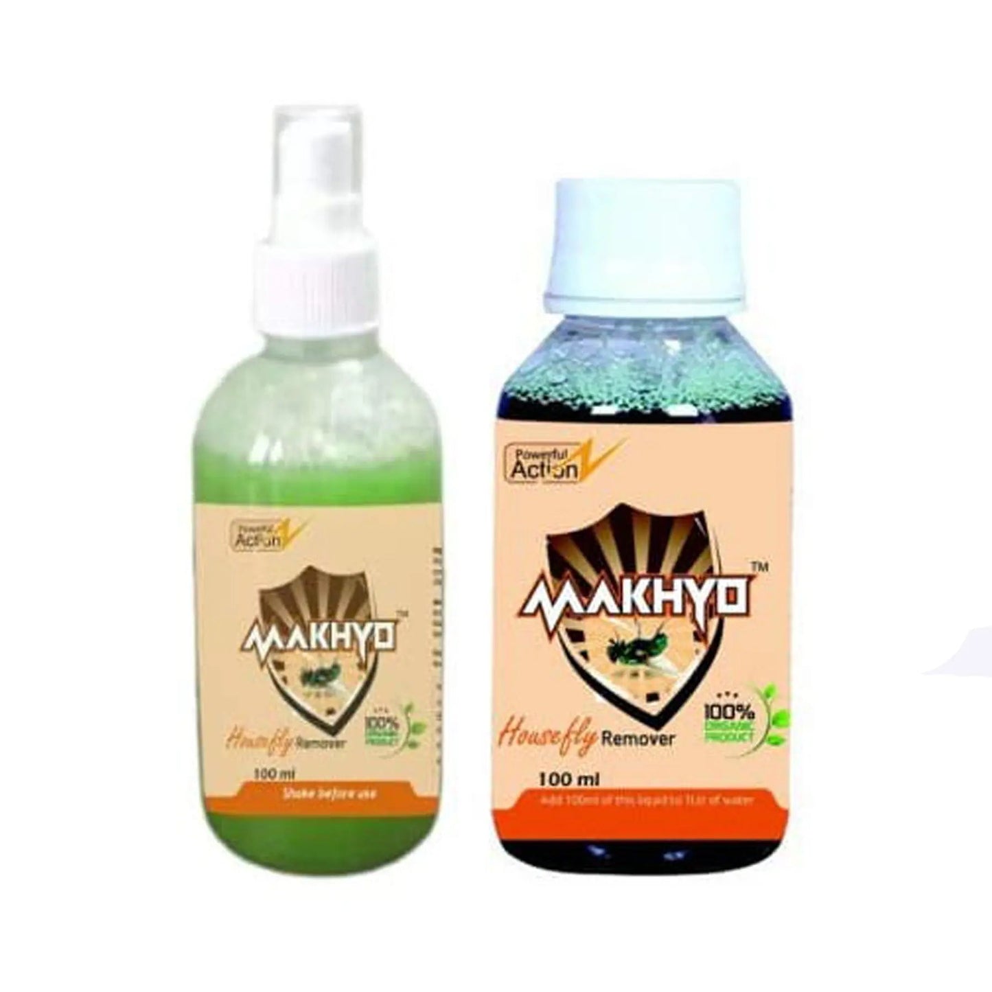 Makhyo Housefly Remover - Combo Bottle 100 ml & Spray 100 ml - abulze.online