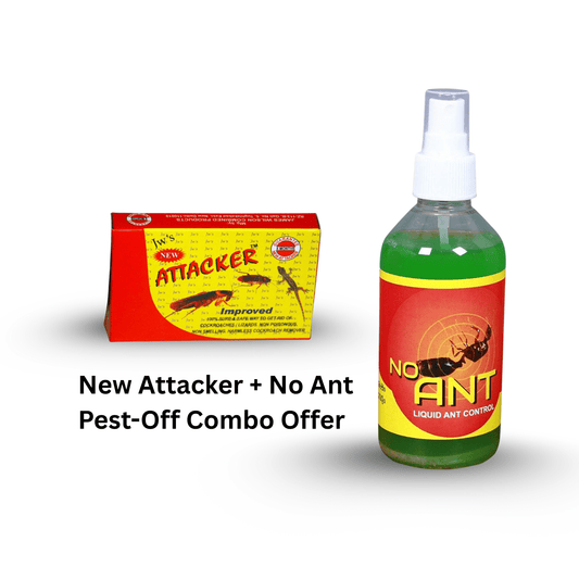 Pest - Off Combo – Plant - Based No Ant Spray 200ml & New Attacker Gel 80g - abulze.online