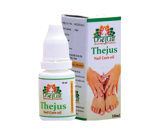 Thejus Nail Cure Oil (10ml) – Herbal Remedy for Weak Nails, Paronychia & Fungal Infections - abulze.online